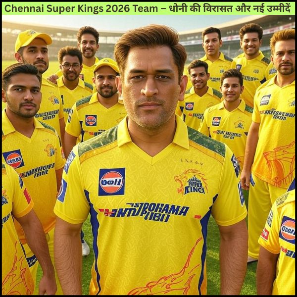 Chennai Super Kings 2026 Team – धोनी की विरासत और नई उम्मीदें