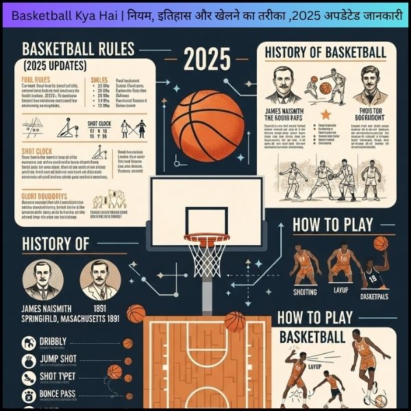 Basketball Kya Hai | नियम, इतिहास और खेलने का तरीका ,2025 अपडेटेड जानकारी
